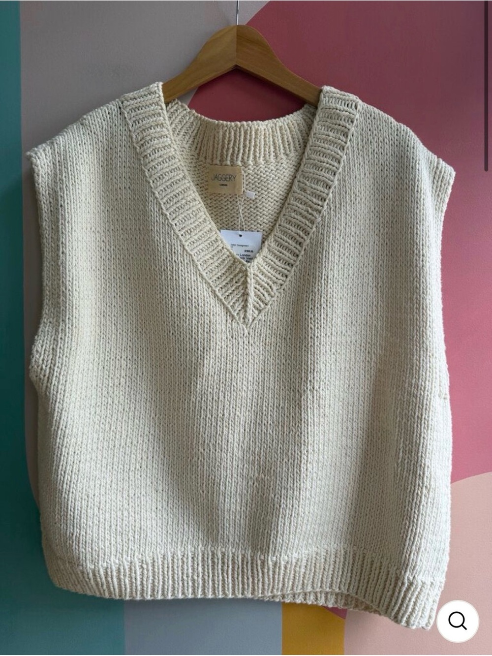 ISO Jaggery London Lunes Vest- Milk